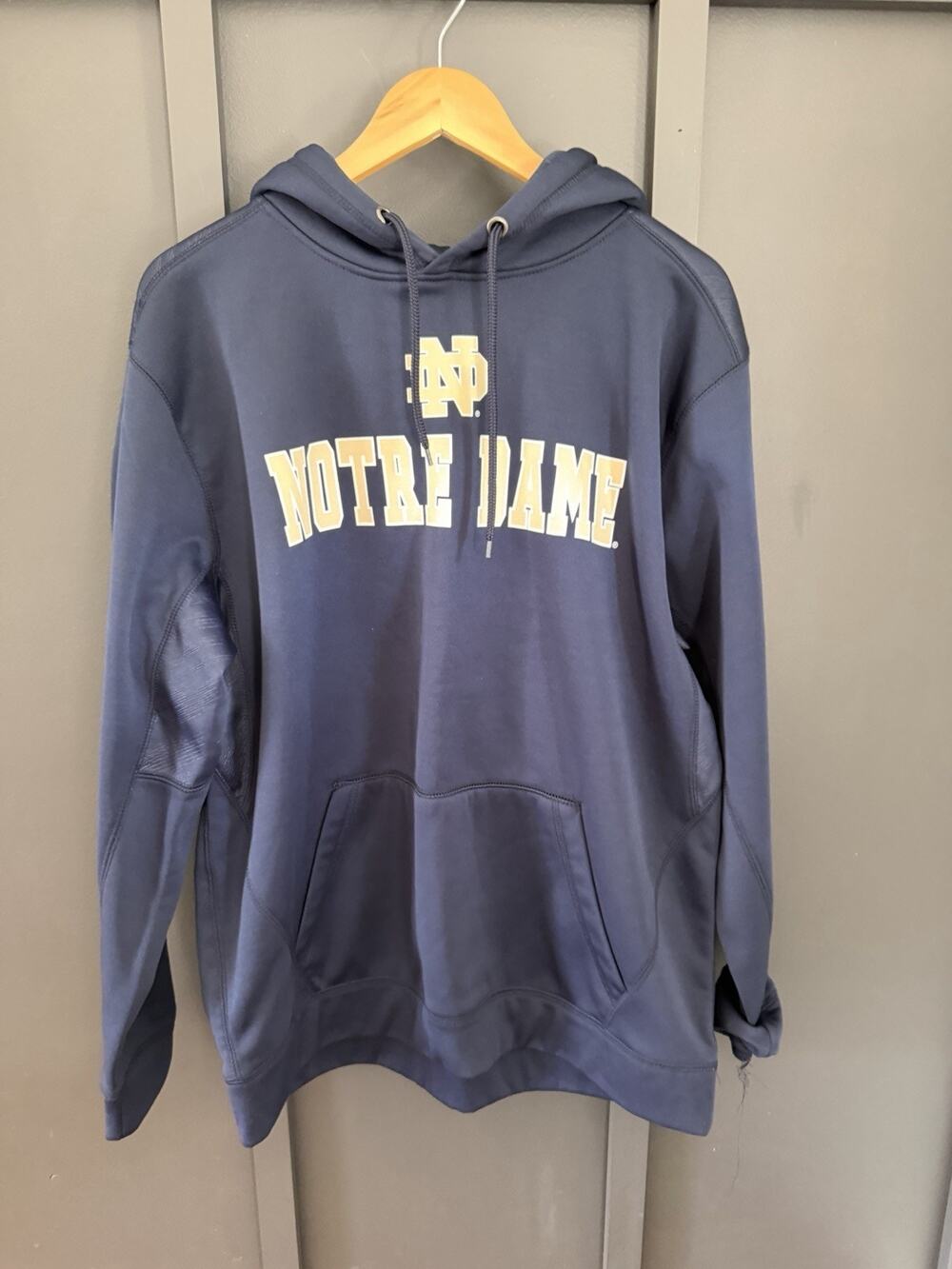 Campus Heritage Notre Dame Navy Menβs Hoodie Sweatshirt Size XL